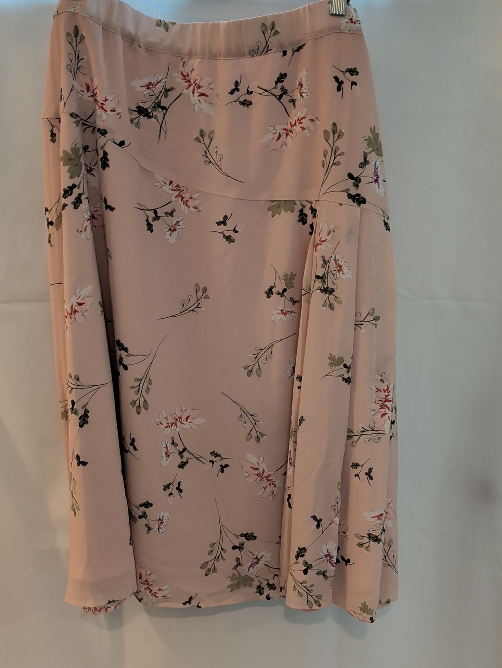 RACHEL Rachel Roy Blush Pink Floral A-Line Skirt